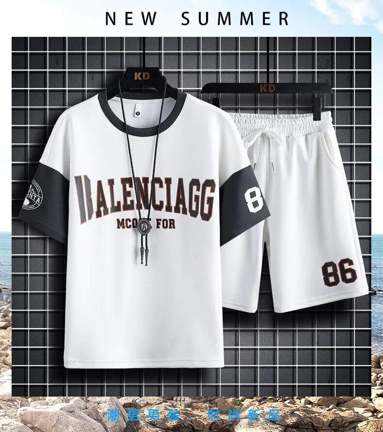 Combo Half T-Shirt And 3 Quarter Pants For Man